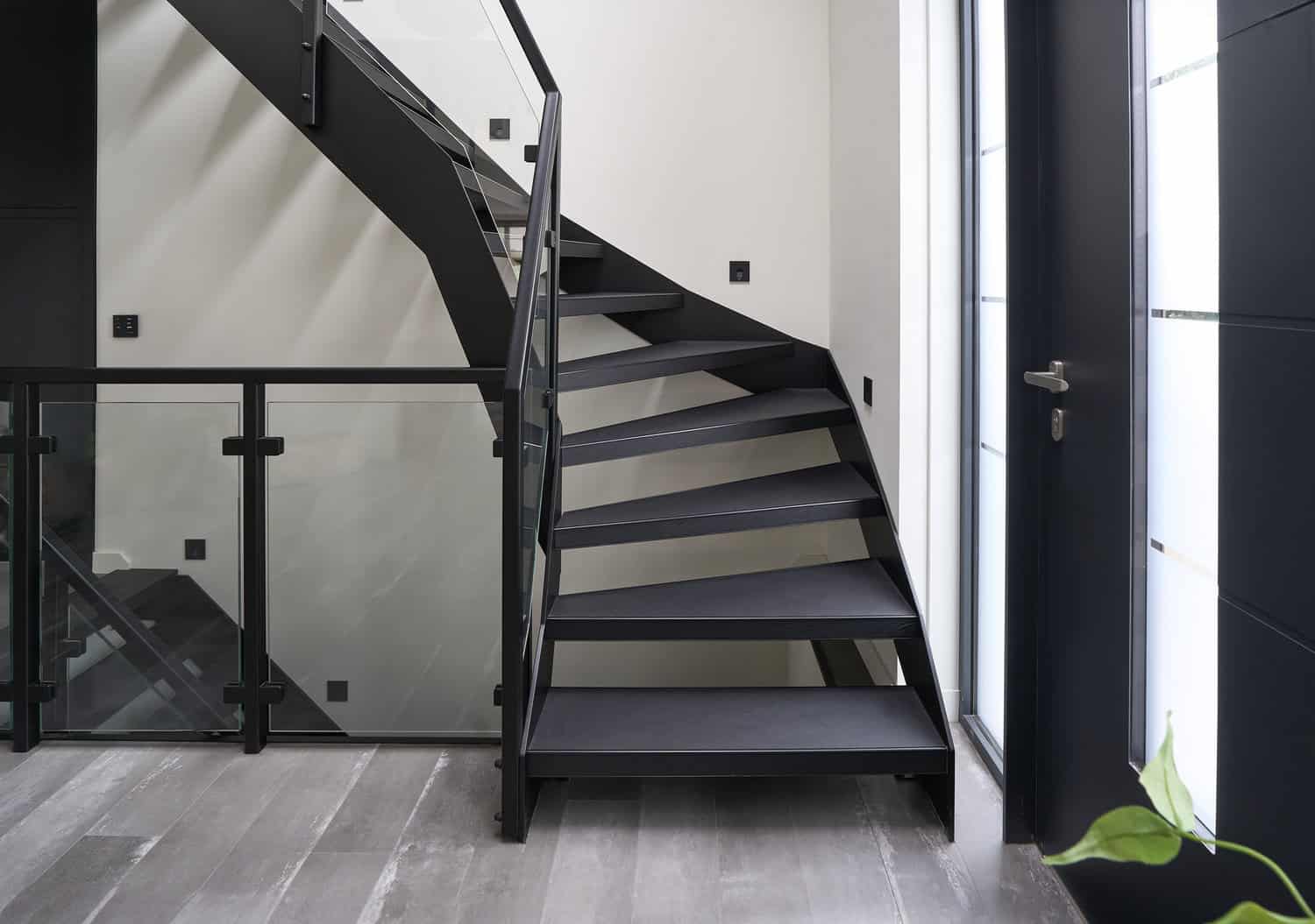 Stairscape lederen trap in vinkeveen